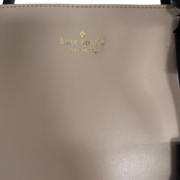 KATE SPADE BLACK AND TAN TOTE - Picture 2 of 11